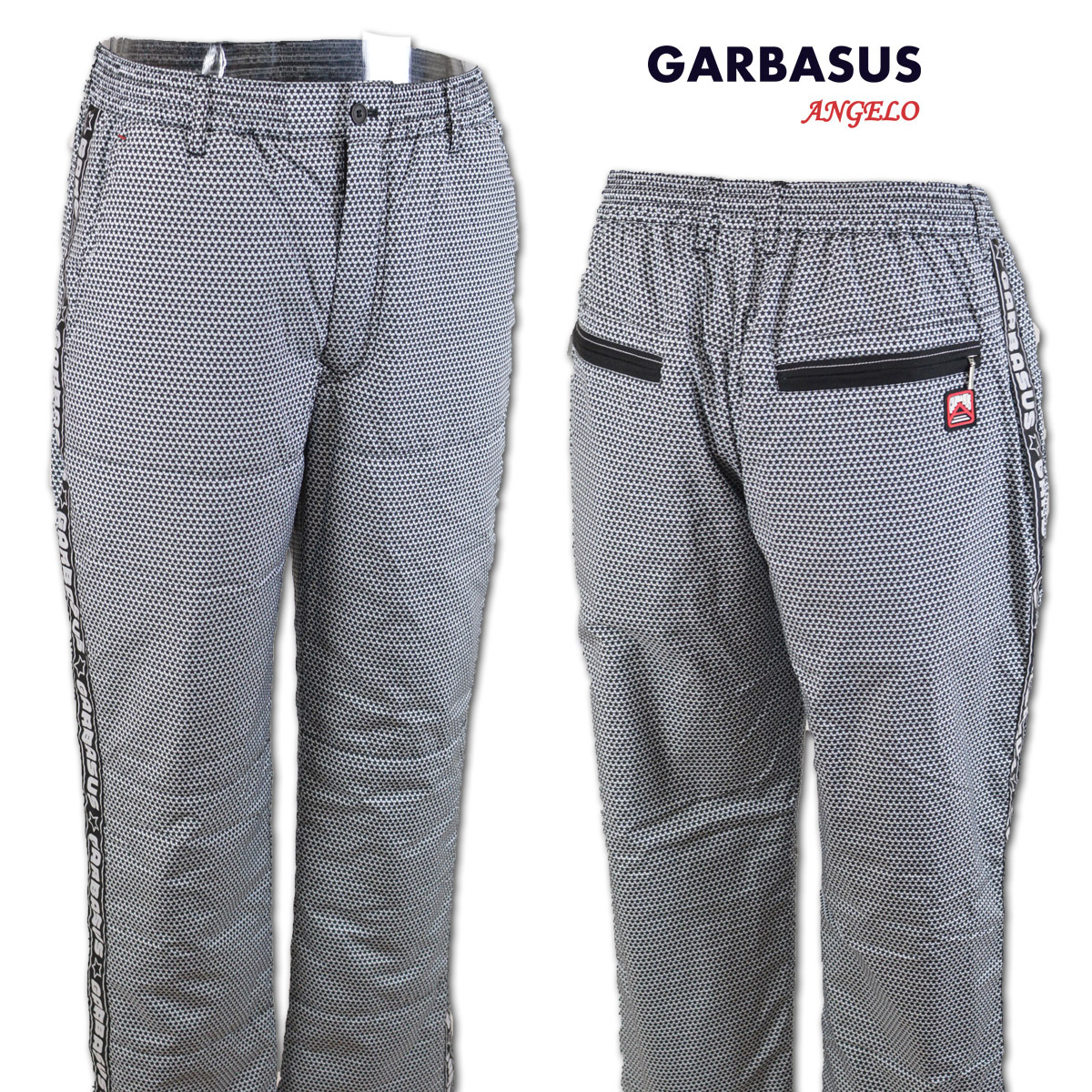 アンジェロ ガルバス 防寒パンツ メンズ 秋冬用 白 黒 M L LL 25-5303-03-03 【 送料無料 】 [ ANGELO GARBASUS パンツ 中綿 大きいサイズ ゴルフ かっこいい おしゃれ プレゼント ギフト セットアップ 上下セット 防寒 冬 golf セール アウトレット ]
