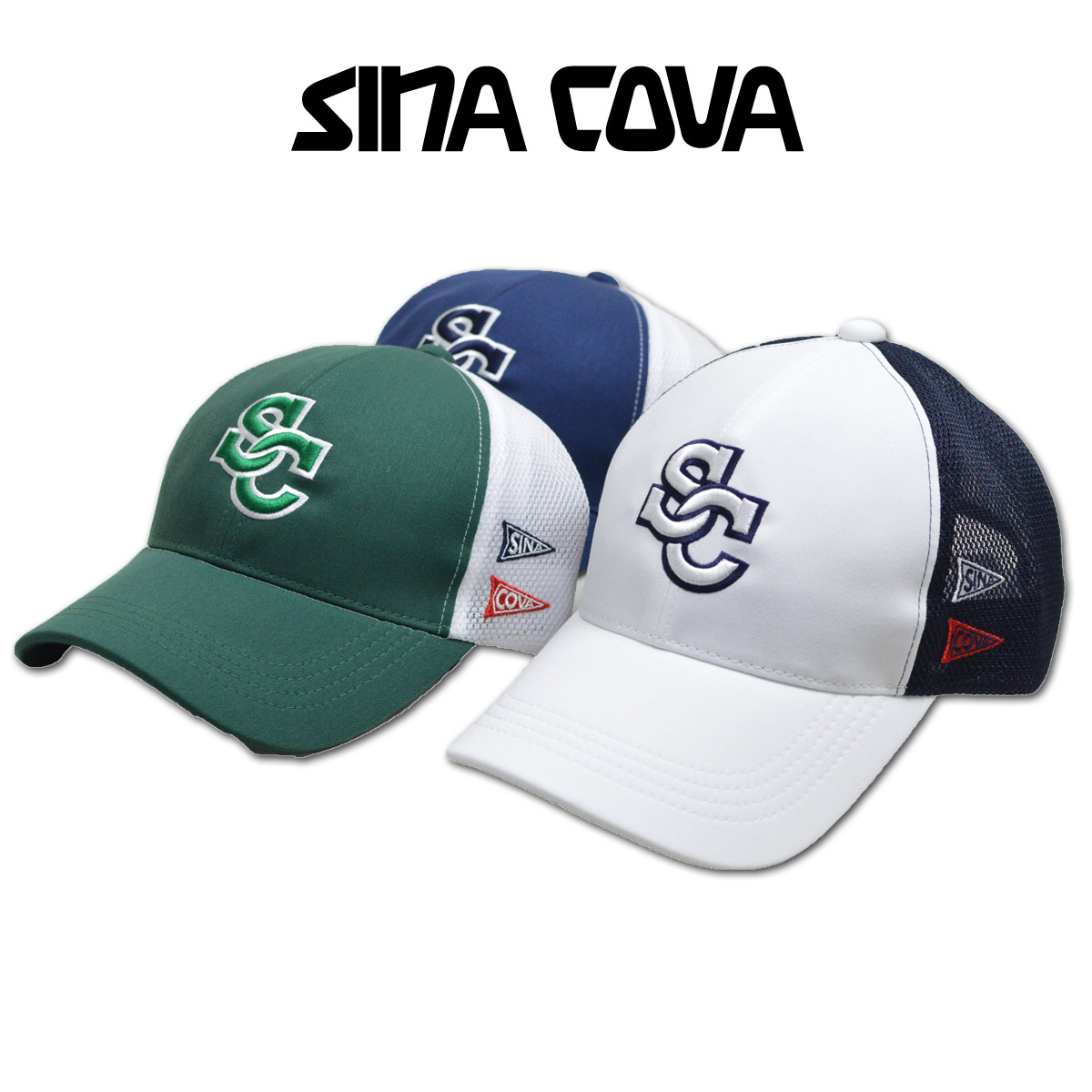 シナコバ キャップ帽子 メンズ 白 紺 グリーン 24177710【 送料無料 】[ SINACOVA キャップ 帽子 ゴルフ 新作 スポーツ マリン おしゃれ ギフト sina cova プレゼント ]｜ＲＯＵＮＤ ＯＶＥＲ