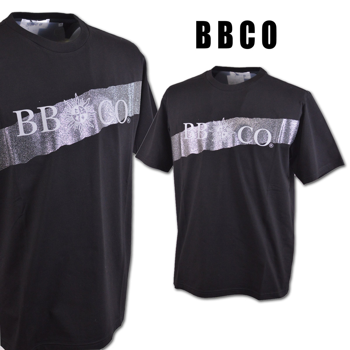 BBCO ビビコ 半袖Tシャツ メンズ 春夏用 黒 M L LL 31-2502-01 【 送料無料 】 [ BBCO 半袖 Tシャツ 大きいサイズ ゴルフ かっこいい おしゃれ プレゼント ギフト セール アウトレット アンジェロジャパン ]
