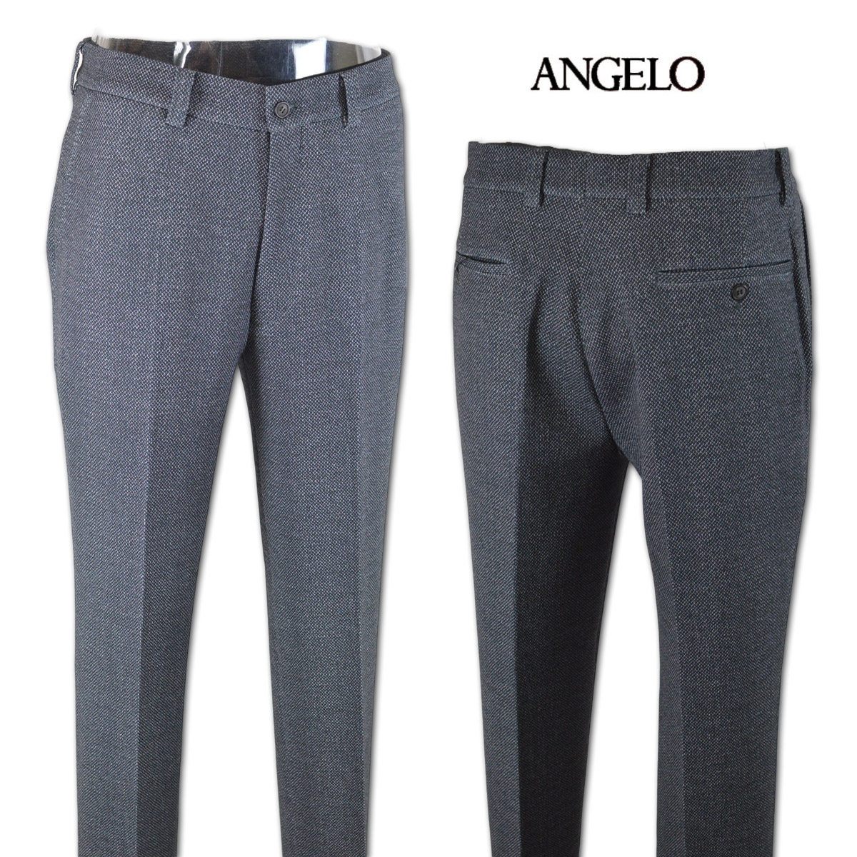 アンジェロ パンツ メンズ 秋冬用 グレー W79 W82 W85 W88 W91 W100 35-5003-04-37 【 送料無料 】 [ ANGELO ストレッチ 大きいサイズ ゴルフ かっこいい おしゃれ プレゼント ギフト セール アウトレット アンジェロジャパン ] 14,969円