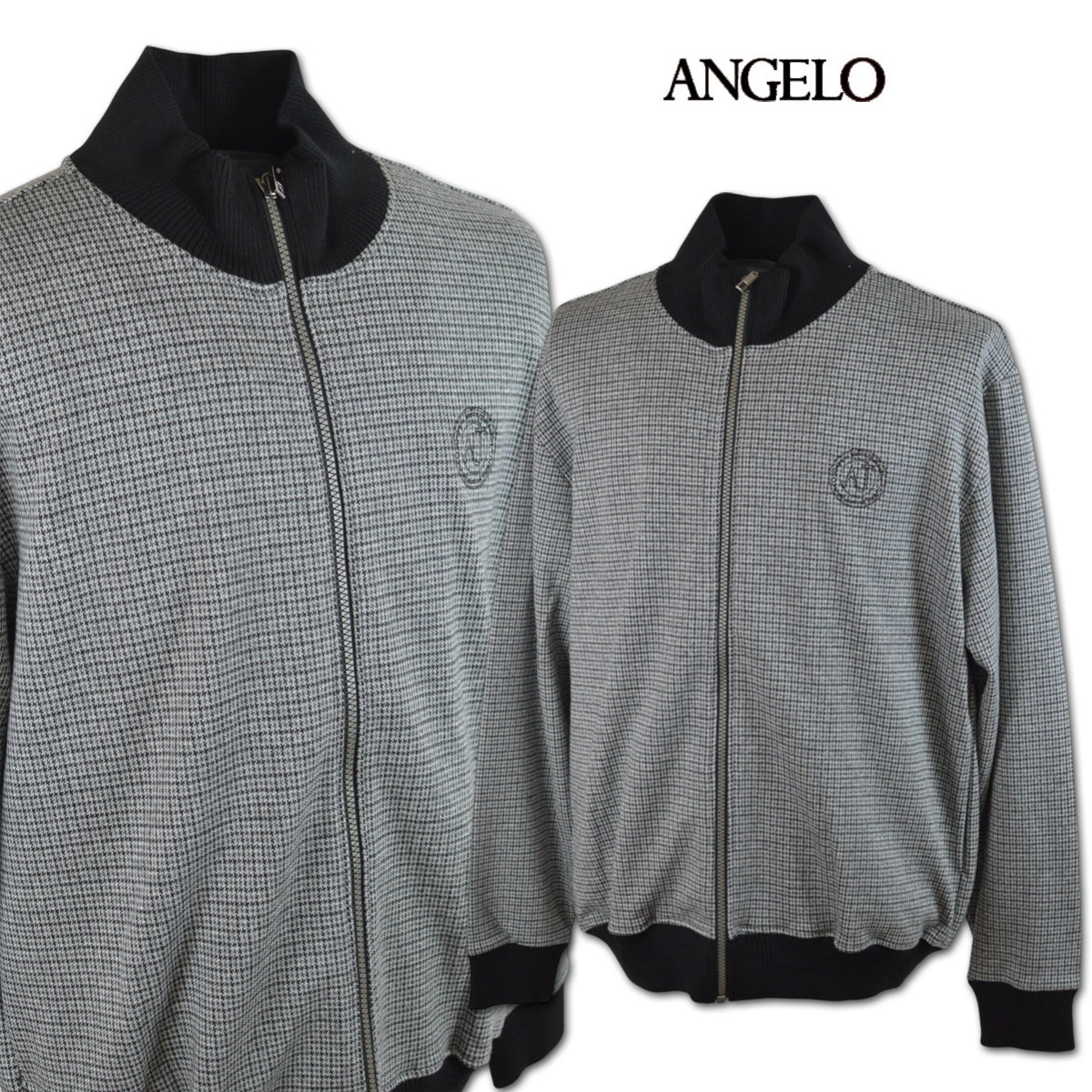 アンジェロ ブルゾン メンズ 秋冬用 グレー M LL 45-3107-04-35 【 送料無料 】 [ ANGELO 長袖 千鳥格子 冬 大きいサイズ ゴルフ かっこいい おしゃれ プレゼント ギフト セール アウトレット アンジェロジャパン アウター ] 19,681円