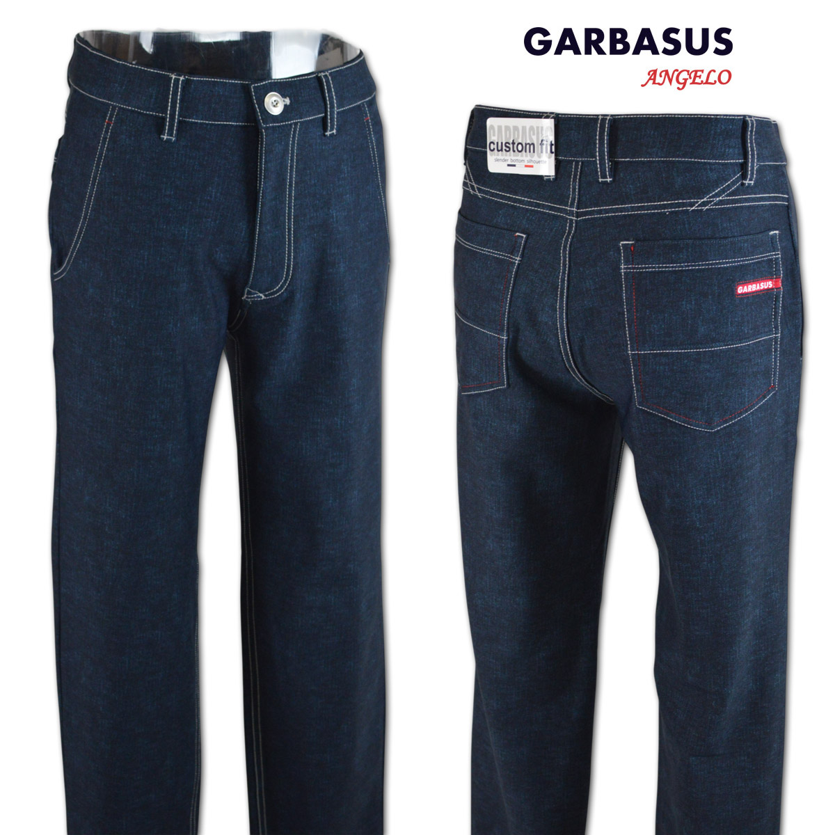 アンジェロ ガルバス パンツ メンズ 秋冬用 紺 M L LL W79 W85 W95 W100 45-5305-03-49 【 送料無料 】 [ ANGELO GARBASUS 大きいサイズ ゴルフ かっこいい おしゃれ プレゼント ギフト セール アウトレット アンジェロジャパン ]