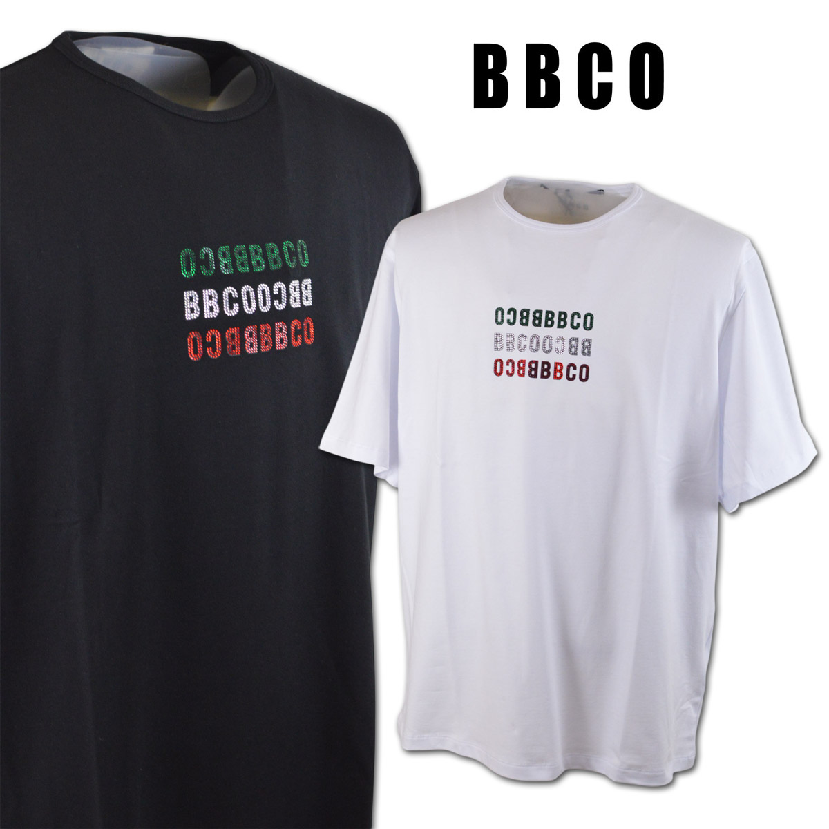 BBCO ビビコ 半袖ティーシャツ メンズ 春夏用 白 黒 M L LL 51-2501-01\u003cBR\u003e【  貨物輸送無料 】 [ BBCO 半袖 ティーシャツ 惜しみ無い大いさ ゴルフ かっこいい 格好のいい 差し上げ物 差し上げ物 割引き販売 降車口 アンジェロジャパン 父の日 ] メンズファッション-トップス