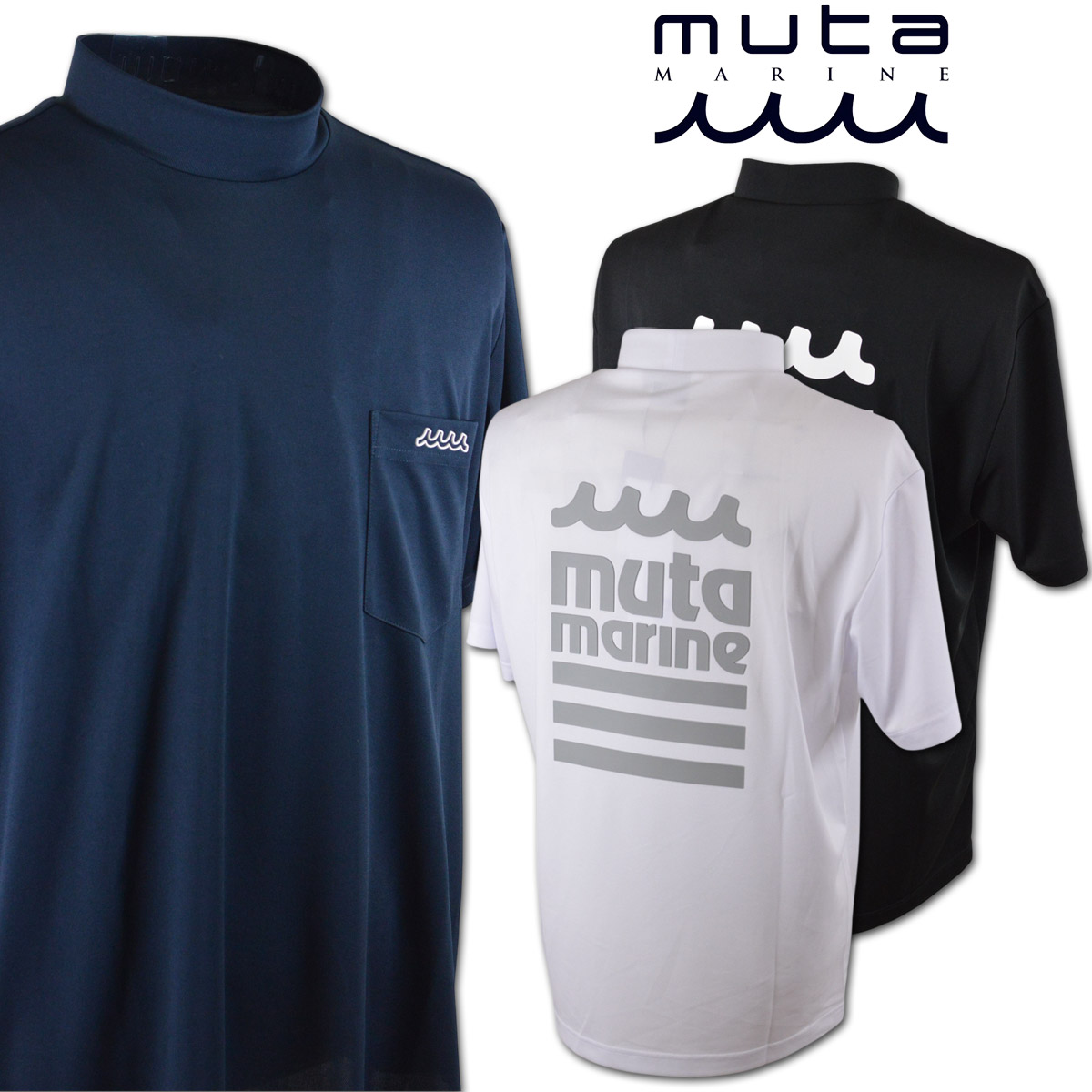 【値下げ】ムータマリンゴルフ　未使用　シースルーメッシュスリーブシャツ 値下げ】ムータマリンゴルフ 未使用 シースルーメッシュスリーブ