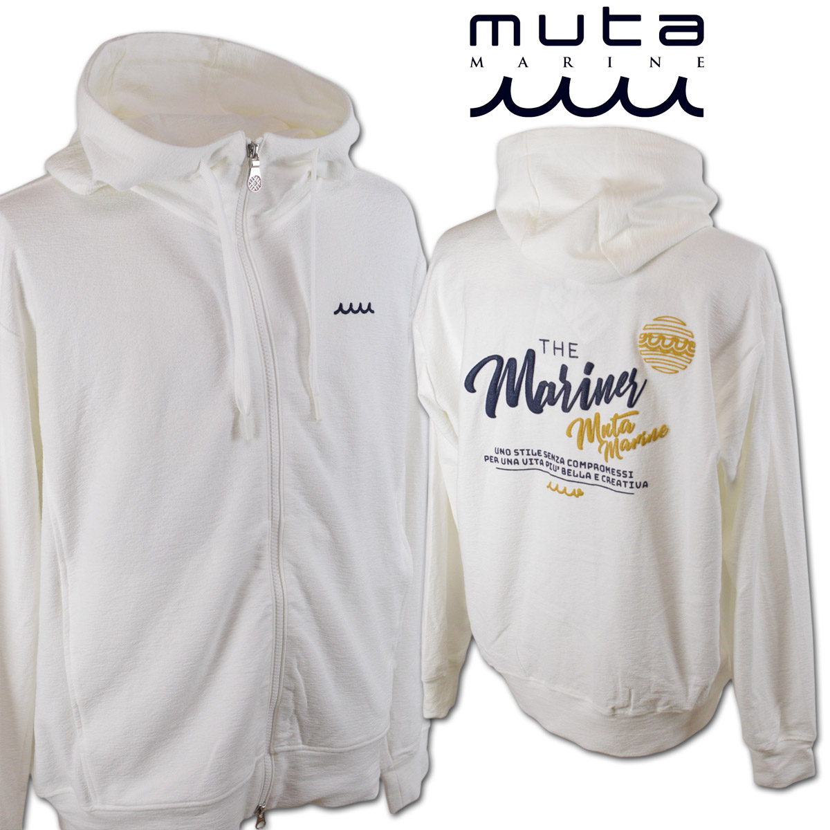 muta marine／ムータマリン/ムーブフィットパーカー muta MARINE パーカー MARINE/ムータ マリン/別注MUTA×Kunn