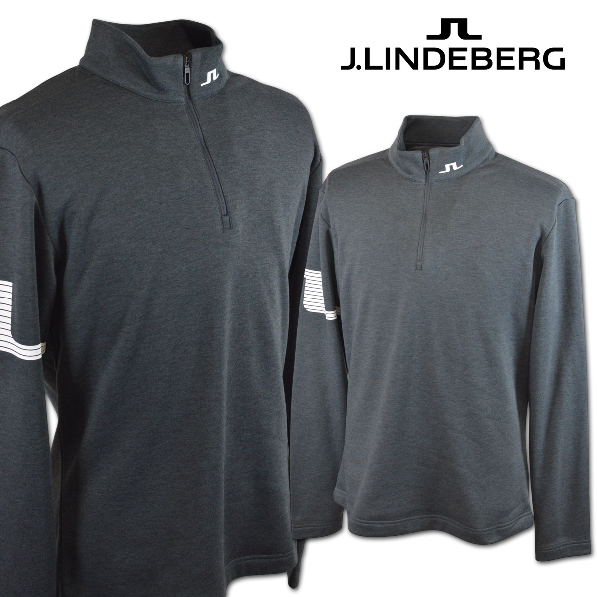 楽天市場】J.リンドバーグ ゴルフ ハーフジップ シャツ 長袖 ロゴ 071