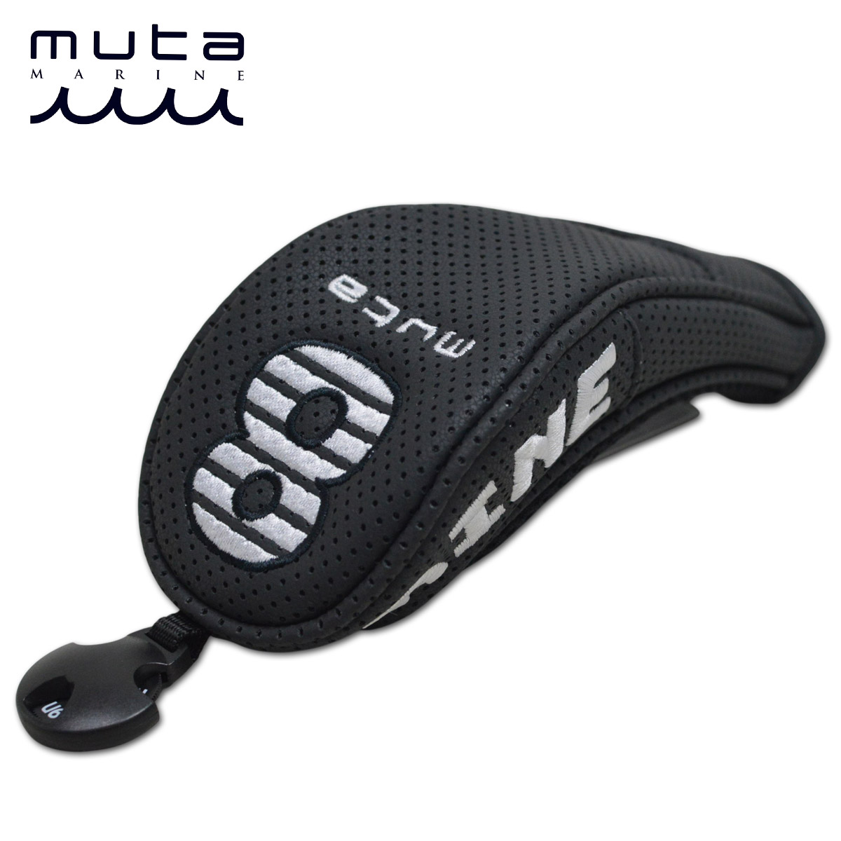 muta ヘッドカバー ユーティリティー用 黒 mgad750162 【 送料無料 】[ ムータ marine マリン UT CONTINUA パンチングエシカルレザー ゴルフ かっこいい おしゃれ ゴルフ golf コンペ ギフト プレゼント ]