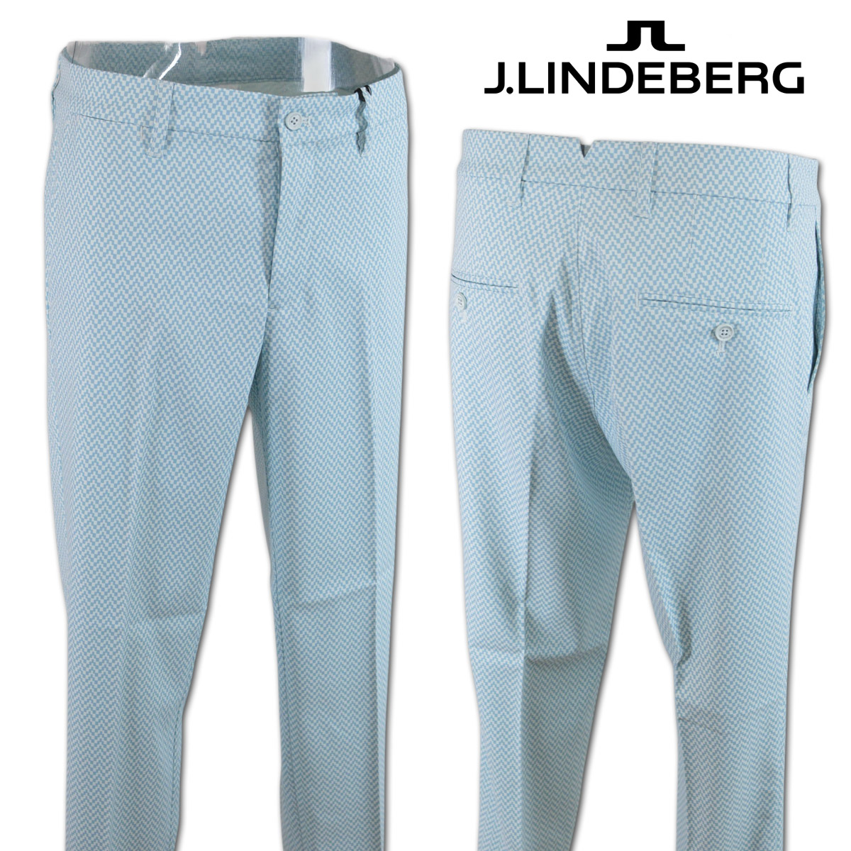 J.リンドバーグ パンツ メンズ 春夏用 水色 W85,W88 071-75316-191 【 送料無料 】 [ J.LINDEBERG Jリンドバーグ 吸汗速乾 ドライ ストレッチ ジェイリンドバーグ ゴルフ ウェア ゴルフウェア 新作 ギフト プレゼント ]