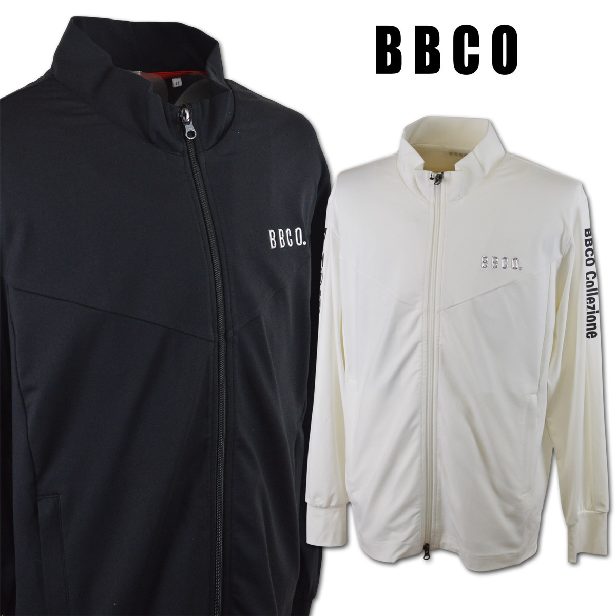 BBCO ビビコ ブルゾン メンズ 春夏用 黒 白 M L LL 41-3105-01 【 送料無料 】 [ BBCO 長袖 ストレッチ 大きいサイズ ゴルフ かっこいい おしゃれ ゆったり プレゼント ギフト ] 19,681円
