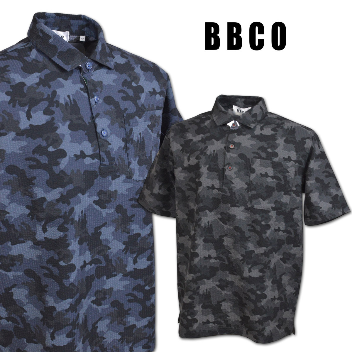 ビビコ 半袖ポロシャツ メンズ 春夏用 紺 グレー M L LL 62-2586-01 【 送料無料 】 [ BBCO 半袖 ポロシャツ ポロ 大きいサイズ ゴルフ かっこいい おしゃれ ゆったり プレゼント ギフト 即納 ]
