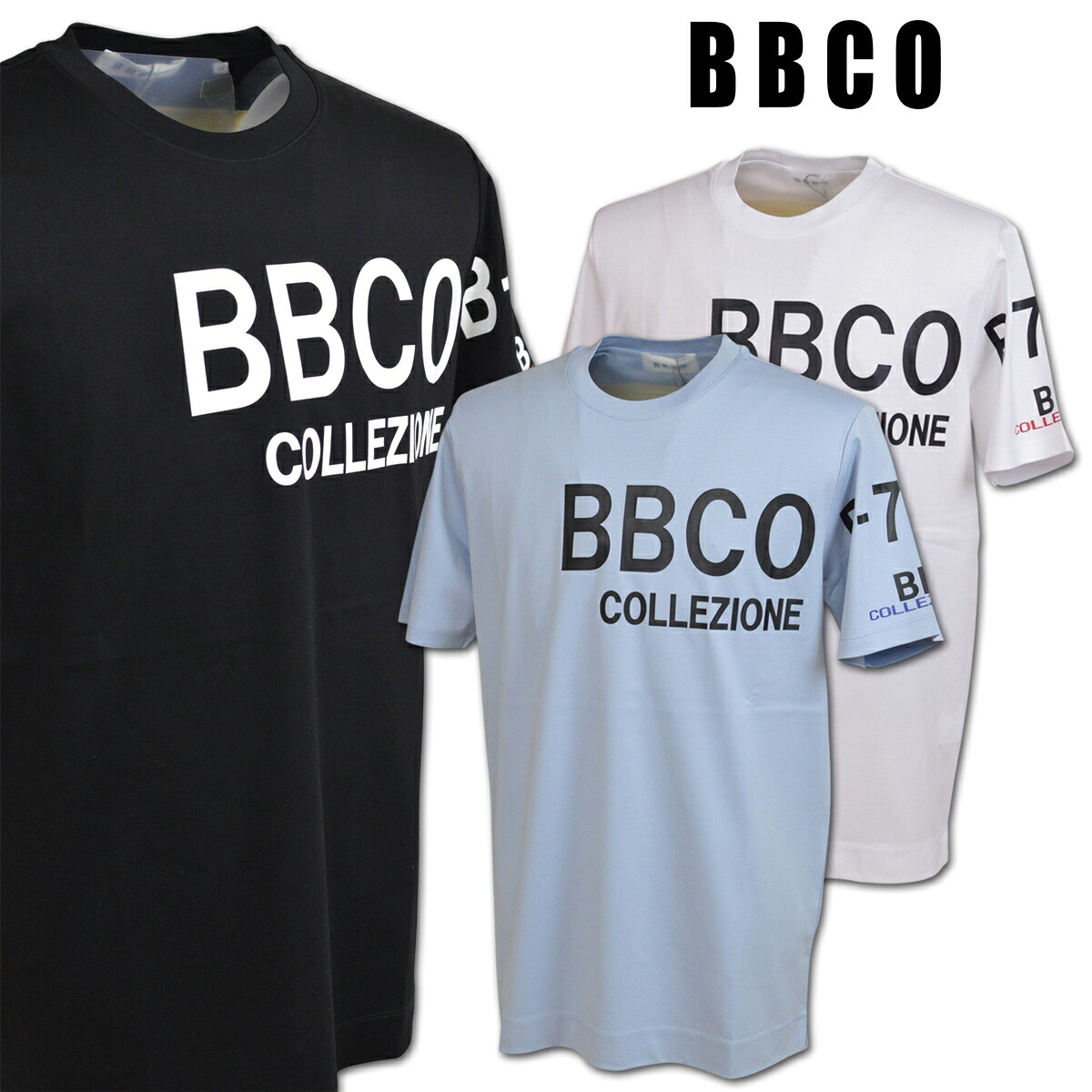 ビビコ 半袖Tシャツ メンズ 春夏用 黒 白 青 M L LL a1-2515-01【 送料無料 】 [ BBCO 半袖 Tシャツ 大きいサイズ ゴルフ かっこいい おしゃれ ゆったり プレゼント ギフト 即納 ]｜ＲＯＵＮＤ ＯＶＥＲ