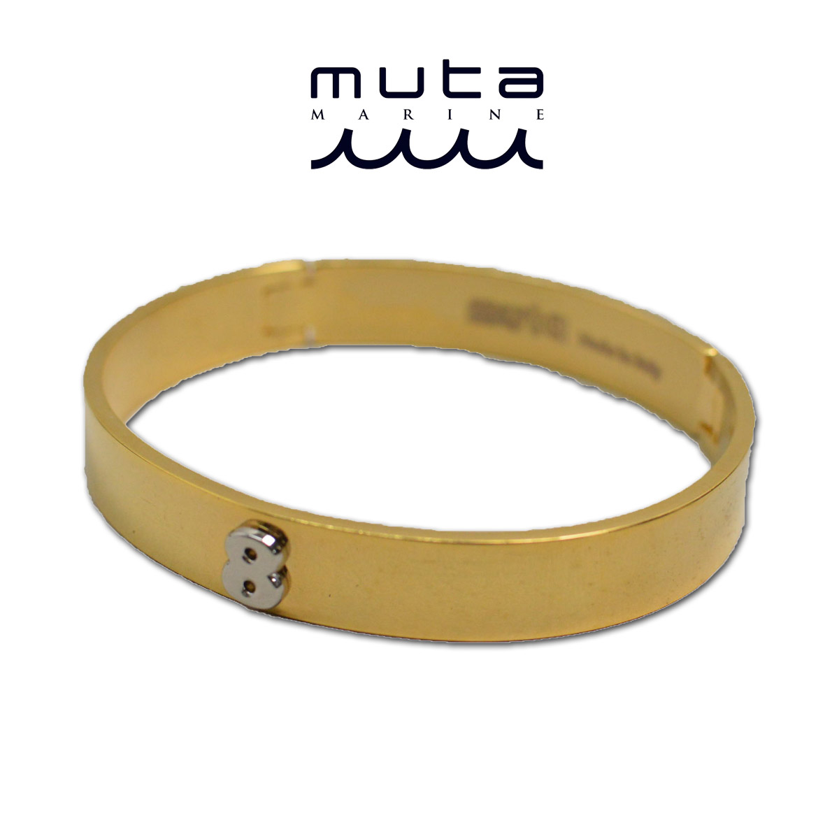 muta MARINE GOLF ブレスレット メンズ ゴールド mufb-161101 【 送料無料 送料無料 】[ ムータ バングル 腕輪 アクセサリー 金 かっこいい おしゃれ ゴルフ golf ギフト プレゼントmarine マリン ムータマリン ムータマリンゴルフ ゴルフウェア ]