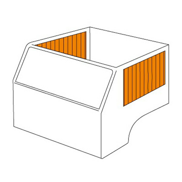 市場 金華山 トラック用品 カー用品 四角型サイドカーテン ヨコ100タテ75cm トラック ローレルモケット TURN 自動車用品 モケット  代引き不可