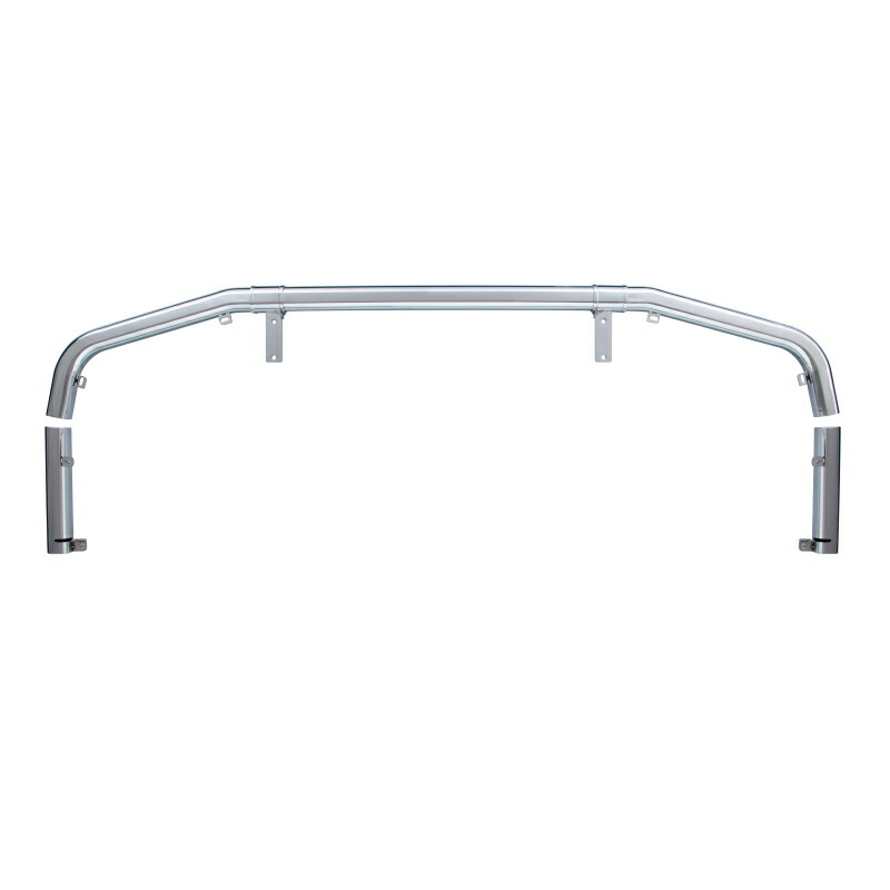 楽天市場】510447 トラック用品 パイプバンパー 5分割タイプ 日野 17