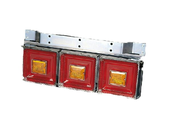 楽天市場】TTL120バステールランプ3連赤/黄/赤 左右セット
