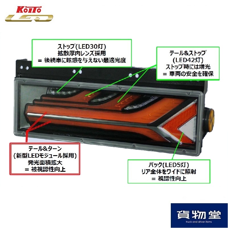 ビジネスバック 小糸製作所 LEDRCL-5LN KOITO(コイト)流鏑馬やぶさめ