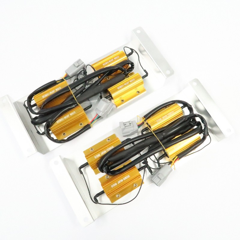 5355380 OERO-04N花魁LEDテール用4連抵抗器R/Lセット（防水カプラー仕様） トラック用品 トラック用 トラック 花魁 LEDテール 抵抗器 ハイフラ防止 球切警告灯 花魁コンボ 花魁極 コンボ コンボミニ 4