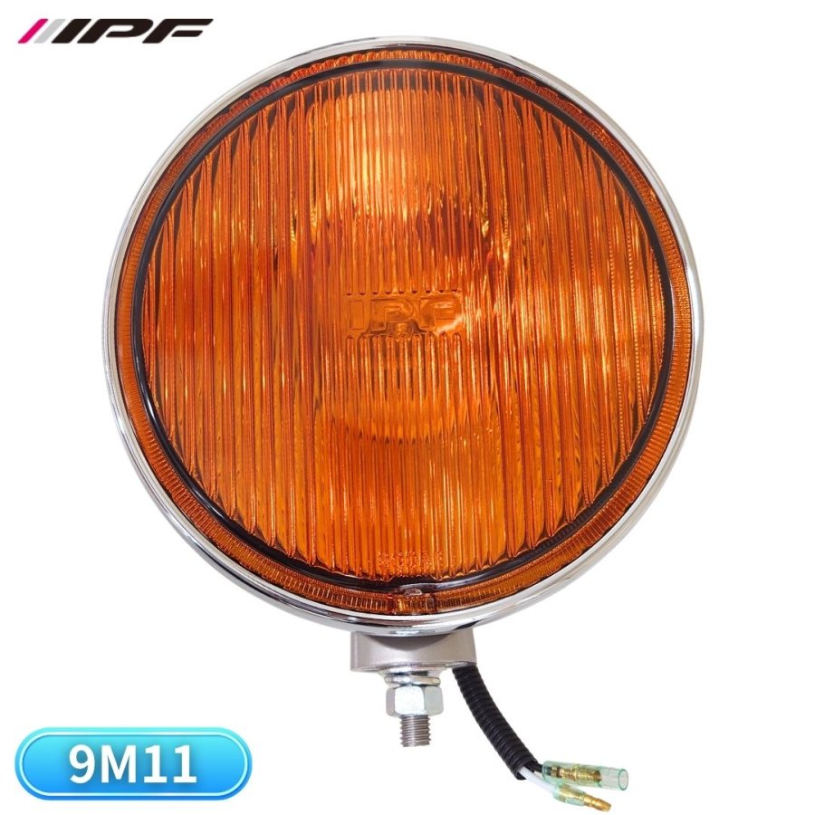IPFフォグランプ濃オレンジメッキボディ　トラックパーツレトロ　グラプロ　クオン 楽天市場】トラック用 IPF 丸型 フォグランプ ビックサイズ