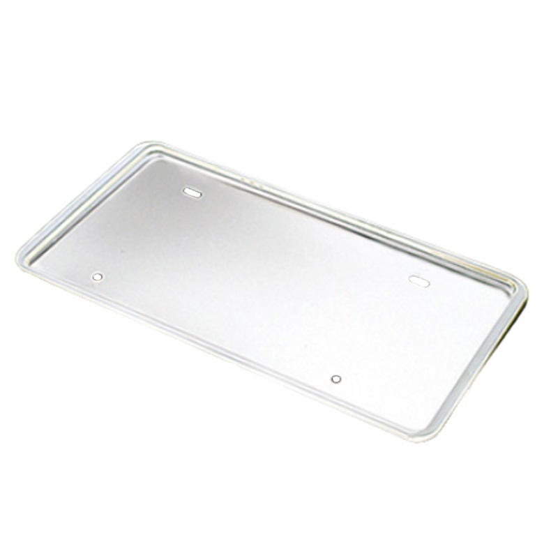 楽天市場】ステンレス製ナンバープレート枠 大型 薄型 プレス型