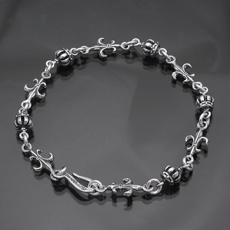 ロイヤル購入注文【堅苦しさ】【腕輪】Tiny FDL and Tiny Regal Crown Alternate Bracelet