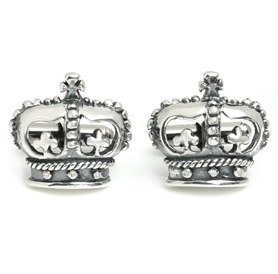 ロイヤル購入注文【堅苦しさ】HALF OPEN CROWN w/3 Stones, Diam, Diam (2個仕掛ける)   【折り返し】 【ROYAL ORDER】