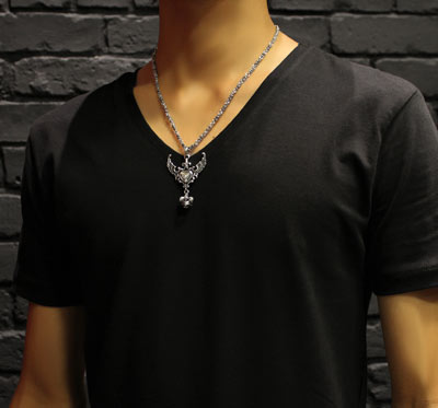 ロイヤルオーダーCORONET WINGED HEART W CZ 見事な