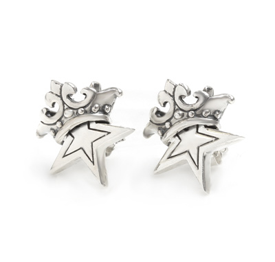 アクセサリー  ORDER SOLID STAR WITH PAVE CZ DIAMOND STAR & MOON NECKLACE(2SN1655)SV925/K10 ネックレス