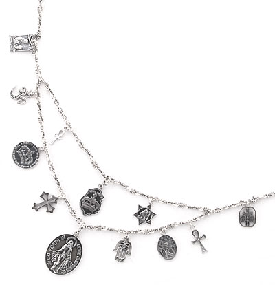 ロイヤルオーダー【公式】【ネックレス】DOUBLE LULU TABERNICLE w/ 12 CHARMS 26”【ロイヤルオーダーネックレス】|ロイヤルオーダーストア