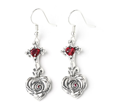 ロイヤルオーダー【公式】【イヤリング/ピアス】Small Heart Rose FDL Drop(1個単位)【ロイヤルオーダーイヤリングピアス】 【ROYAL ORDER】|ロイヤルオーダーストア