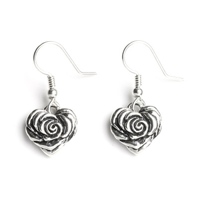 ロイヤルオーダー【公式】【イヤリング/ピアス】 Small Heart Rose Earring w Hooks(1個単位) 【ロイヤルオーダーイヤリングピアス】 【ROYAL ORDER】 15,048円