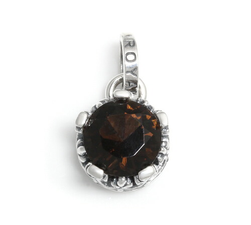 ロイヤルオーダー【公式】【ペンダント】 【custom PENDANT!!】TINY REGAL CROWN W/ CROSSES SET QUARTZ【ROYAL ORDER】