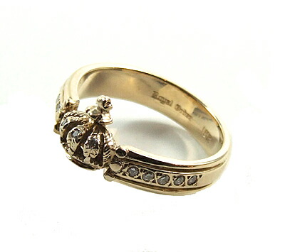 【お積もり書き商いもの】ロイヤル購入注文【堅苦しさ】【輪っか】CROWN ＆ TRIPLE BAND w/Diamonds 18K YELLOW GOLD【ROYAL ORDER】