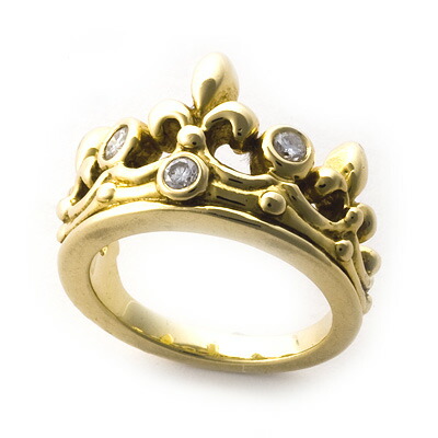 【お積もり書き商いもの】ロイヤル購入注文【堅苦しさ】【輪っか】TIARA W/Diamonds 18K YELLOW GOLD 【ROYAL ORDER】