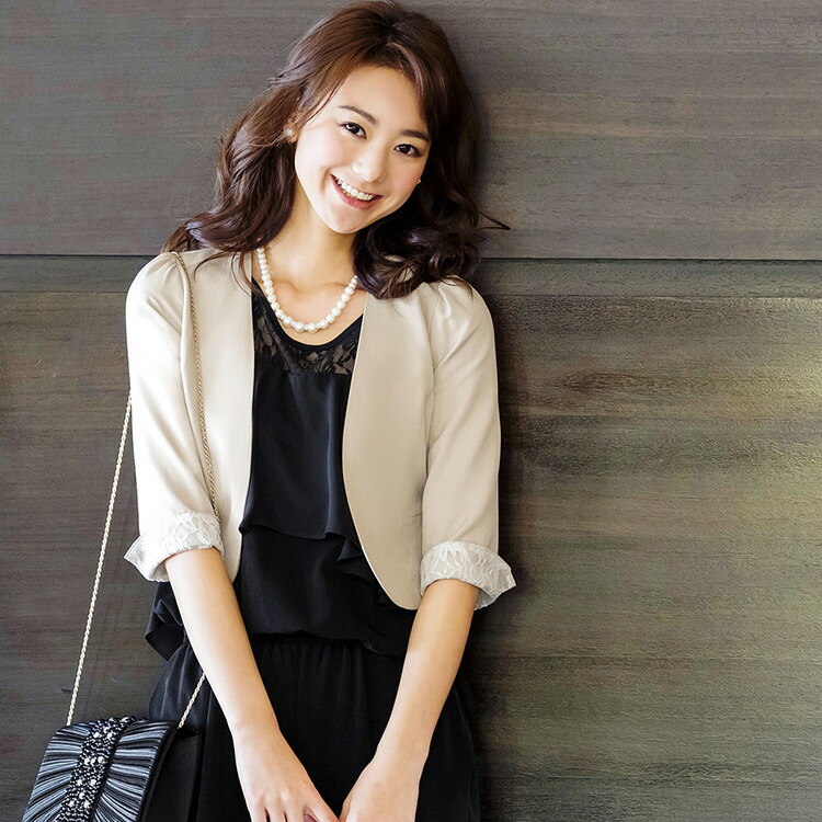 10 Offクーポン対象商品 ボレロ ジャケット パーティードレス 結婚式 ワンピース パーティー フォーマル お呼ばれ 大きいサイズ 50代 40代 30代 春 夏 秋冬 ミセス レディース 大人 女性 服装 二次会 披露宴 親族 母親 ママスーツ 冷房対策 上品 羽織 即日発送 ギフト