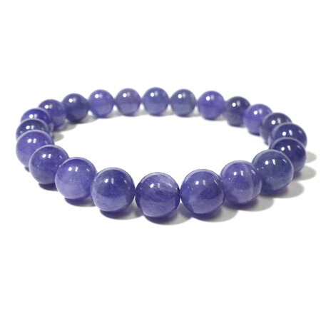 楽天市場】タンザナイト ブレスレット 6.5mm玉×27個 内周16cm 天然石