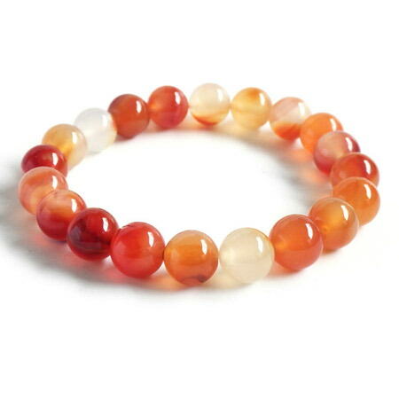 楽天市場】ミックスカーネリアン 4mm ブレスレット 天然石