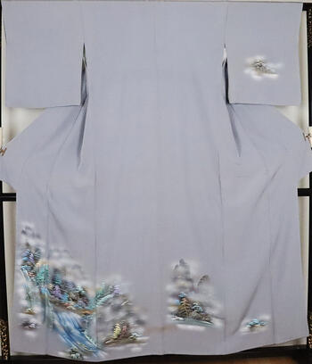 ＼ 20％offクーポン券 ／ 【一点物】短い訪問着 正絹 薄薄墨色 濡れ描き 風景画 M大きさ ki20380 新品 堅苦しさ催し物 まとめ買い 店卸し資産極限点 差し上げ物  激安  まとめ買い   店卸し資産極限点 当日送りとどける 即納  最強またの日送りとどける 貨物輸送無料  差し上げ物 差し上げ物
