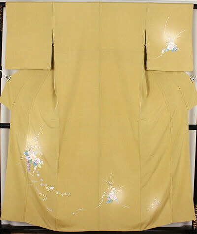 \ 20%offクーポン / 【一点物】友禅訪問着★正絹★花柄 ki24140【美品】【中古】まとめ買い 在庫限り ギフト 激安 まとめ買い 在庫限り 当日発送 即納 最強翌日配送 送料無料 ギフト ギフト|さかえや着物