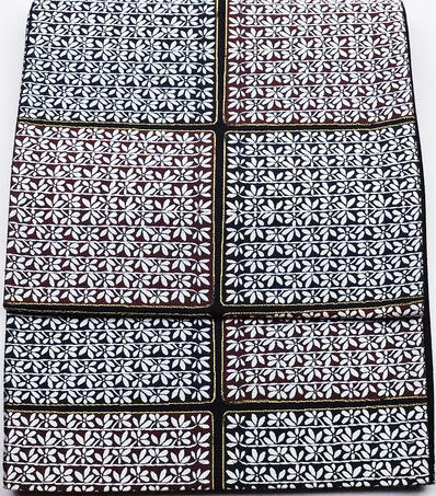 ＼ 20％offクーポン ／ 訪問着用 西陣織袋帯 正絹 唐織 小花市松模様 Lサイズ F4803 新品 着物 レディース 公式行事 オールシーズン 仕立て上がり 成人式 入学式 卒業式 結婚式まとめ買い 在庫限 ギフト 激安 まとめ買い 在庫限り 当日発送 即納 最強翌日配送送料無料｜さかえや着物