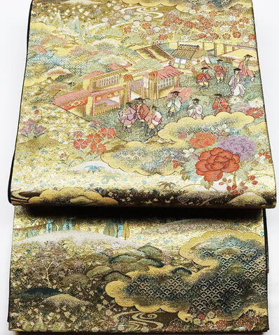 ＼ 特売品 ／ 留袖用 袋帯 正絹 離宮彫金 本金重ね箔 金箔 洛中図 Lサイズ F4570 未使用品 着物 公式行事 レディース オールシーズン 仕立て上がり 成人式 入学式 卒業式 結婚式まとめ買い 在庫限り ギフト 激安 まとめ買い 在庫限り 最強翌日配送 送料込み 7,810円
