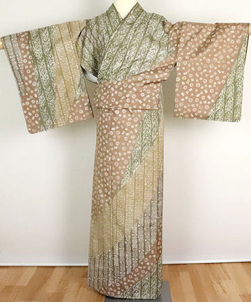 ＼ 割引き販売品 ／  染大島紬 短い訪問着 袷 正絹 花文様縞 S大いさ ki25519 新品 お召しもの レディース  絹地 オール季節まとめ買い 店卸し資産区分線 差し上げ物  激安  まとめ買い   店卸し資産区分線 当日送りとどける 即納  最強またの日送りとどける 貨物輸送込み＼ 母の日 差し上げ物 ／ 和服-着物-レディースファッション