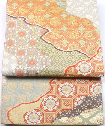 ＼ 20％offクーポン ／ 留袖用★袋帯★正絹★華文様流水　F3885【新品】仕立て上がり 成人式 入学式 卒業式 結婚式まとめ買い 在庫限り ギフト 激安 まとめ買い 在庫限り 当日発送 即納 最強翌日配送 送料無料 ギフト ギフト｜さかえや着物