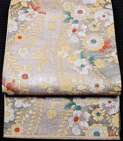 ＼ 20％offクーポン ／ 訪問着用 袋帯 正絹 辻が花 Mサイズ F3441 美品 レディース シルク フォーマル 入学式 卒業式 結婚式 最強翌日配送 送料無料