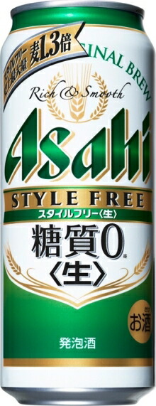 楽天市場】アサヒ スタイルフリー 生 糖質ゼロ 350ml×6本 1