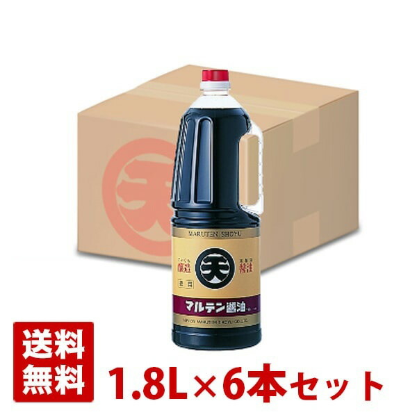 【楽天市場】マルテン うすくち月印しょうゆ 1.8L 6本セット