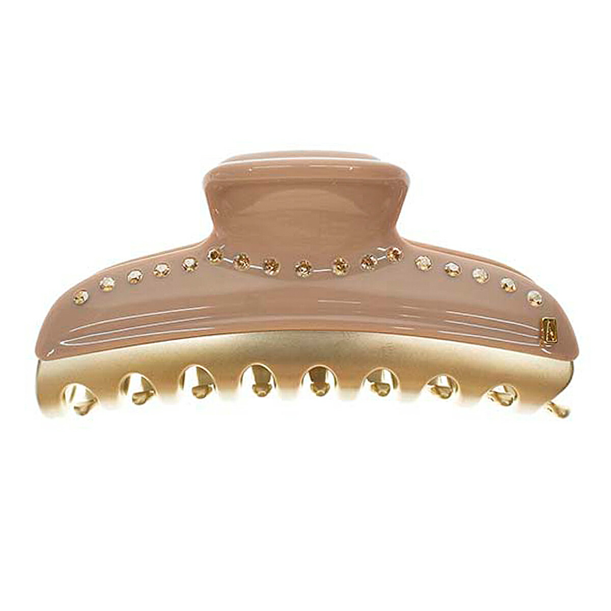 アレクサンドル ドゥ パリ Lサイズ Clip S5 クリップ ヴァンドーム ベージュ 10 5cm ゴールド Iccl 122 03 Pince Beige L Alexandre パンス Paris ヘアアクセサリー ヘア De Vendome