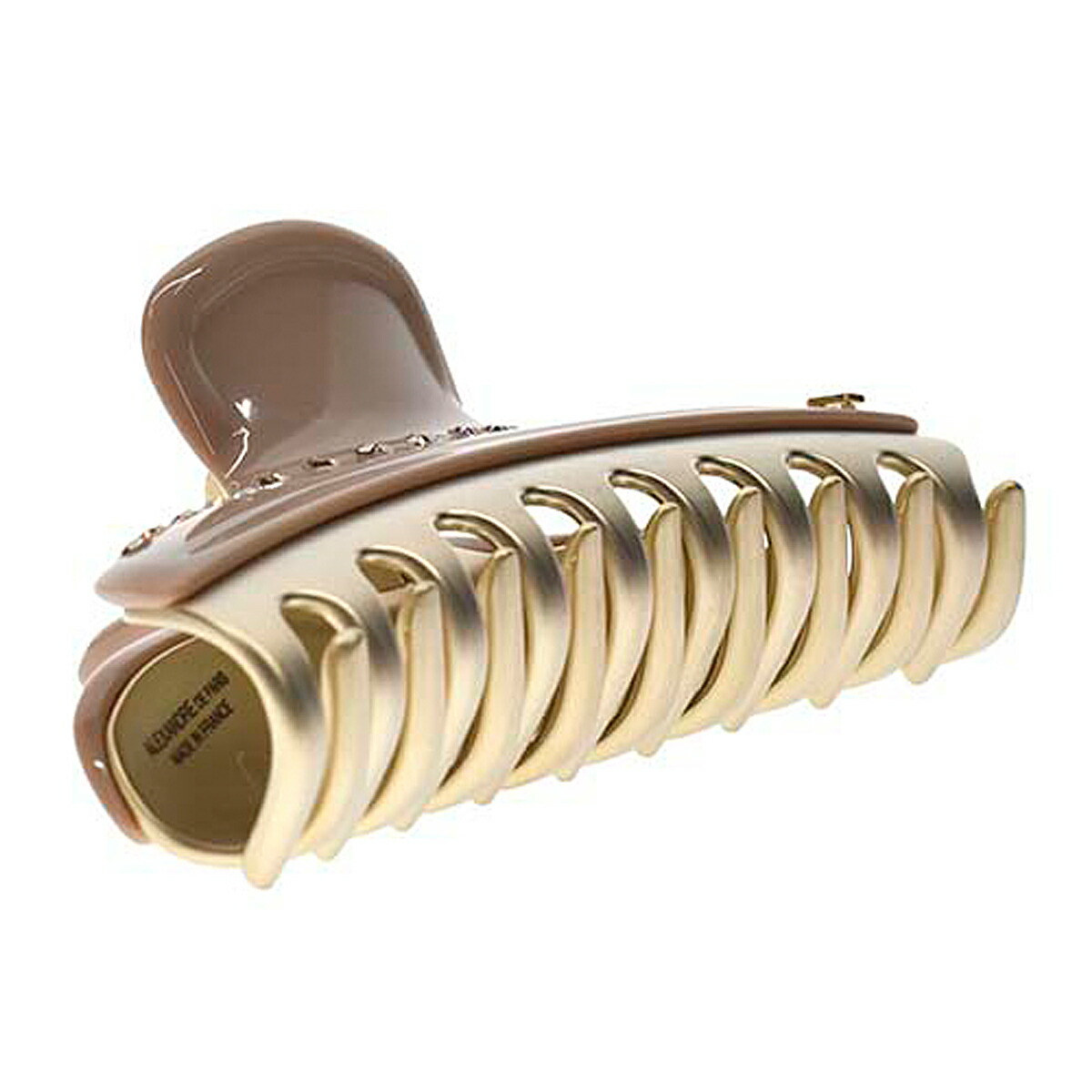 アレクサンドル ドゥ パリ Lサイズ Clip S5 クリップ ヴァンドーム ベージュ 10 5cm ゴールド Iccl 122 03 Pince Beige L Alexandre パンス Paris ヘアアクセサリー ヘア De Vendome