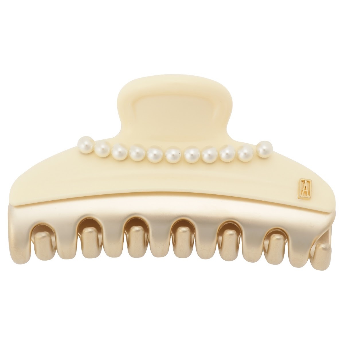 アレクサンドル ドゥ パリ ALEXANDRE DE PARIS クリップ ICCM-15571-28 I1 ahal00027l PINCE VENDOME CLIP M 7.5CM ヴァンドーム Mサイズ パール ヘアクリップ 髪留め レディース ヘアアクセサリー アイボリー|Salada Bowl-おしゃれブランド通販