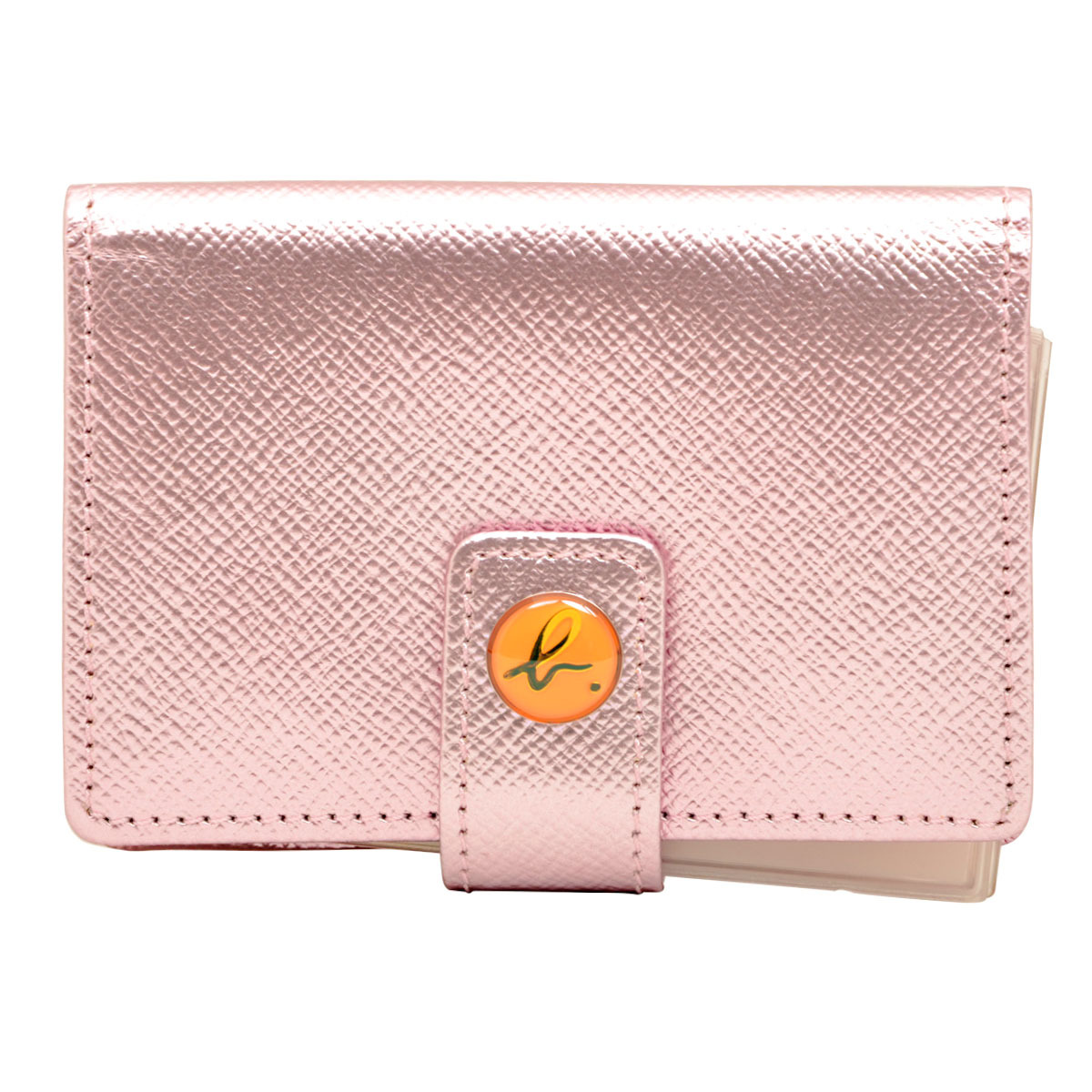 アニエスベー agnes b. アニエスベーボヤージュ agnes b. VOYAGE 歌留多入れもの 横すべり式 PW02 NMR-09 3 シャイニーピンク バッグ・小物・ブランド雑貨-財布・ケース
