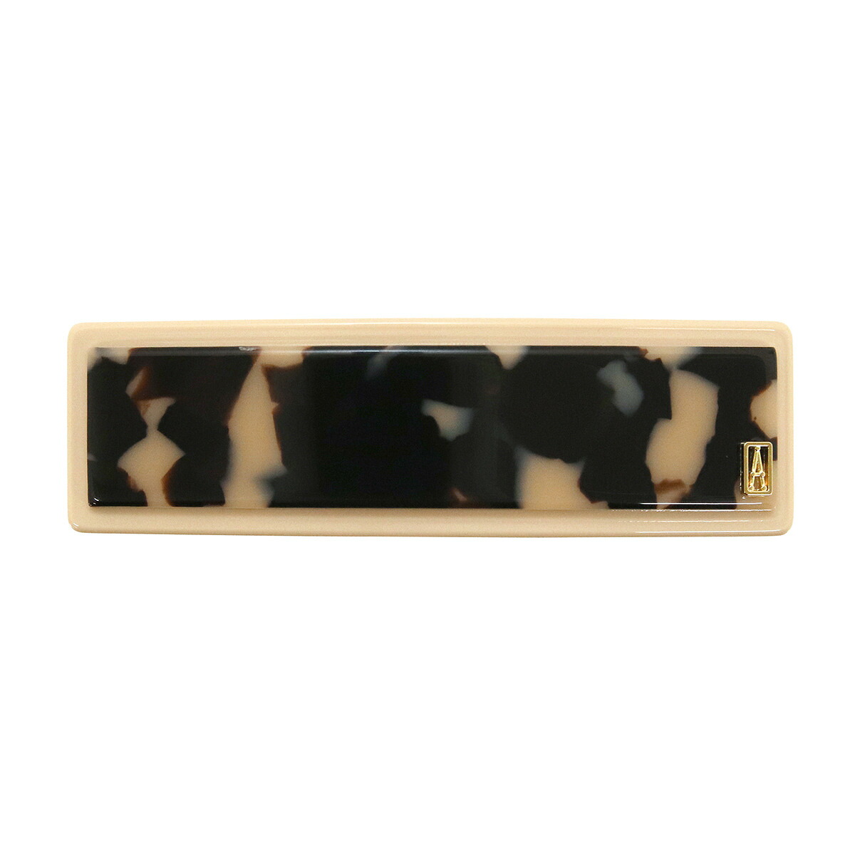 アレクサンドル ドゥ パリ ALEXANDRE DE PARIS ヘアアクセサリー バレッタ AA6 14277 02A21 GS ALBINOS BEIGE リズレ バータイプ ヘアクリップ 髪留め レディース ベージュ系
